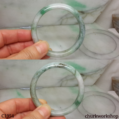 Mix color jade bangle
