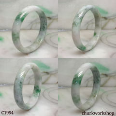 Mix color jade bangle
