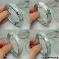 Mix color jade bangle