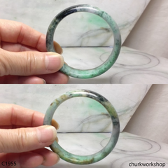 Mix color jade bangle