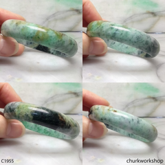 Mix color jade bangle
