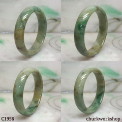 Mix color jade bangle
