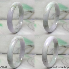 Pale lavender mix bluish green bangle