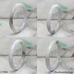 Pale lavender mix bluish green bangle