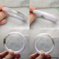 Pale lavender mix bluish green bangle
