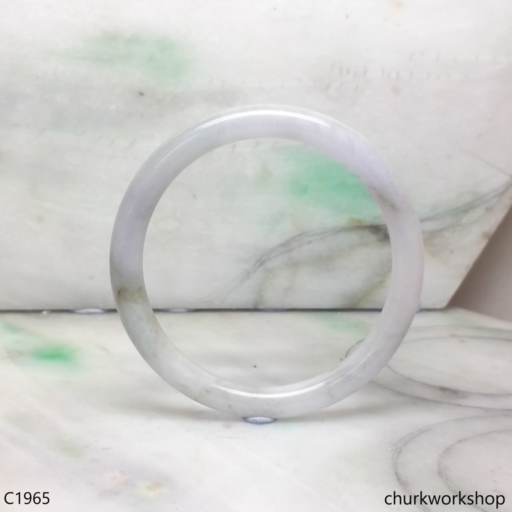 Pale lavender mix bluish green bangle