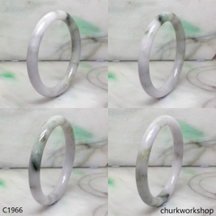 Pale lavender mix bluish green bangle