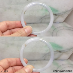Pale lavender with splotches pale green bangle