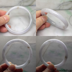 Pale lavender with splotches pale green bangle