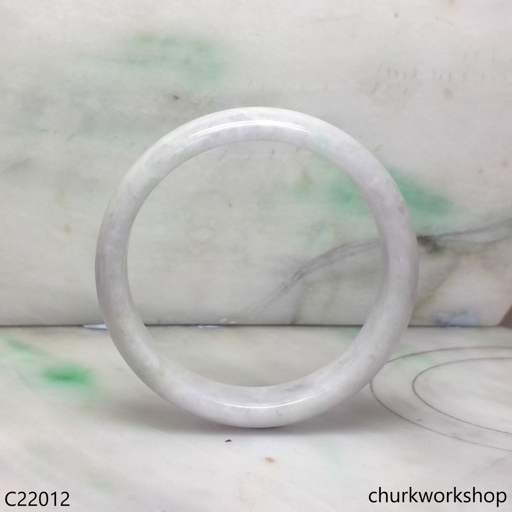 Lavender with light green jade bangle