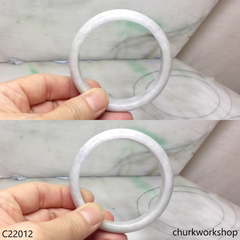 Lavender with light green jade bangle