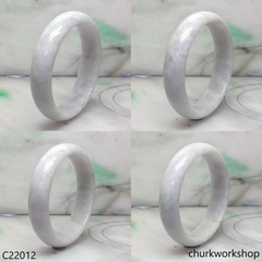 Lavender with light green jade bangle