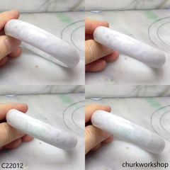 Lavender with light green jade bangle