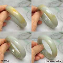 Yellow jade bangle