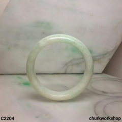 White base jade bangle