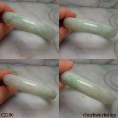 Light green jade bangle