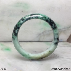 Mix green color jade bangle