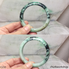 Mix green color jade bangle