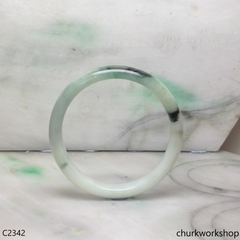 Light green jade bangle