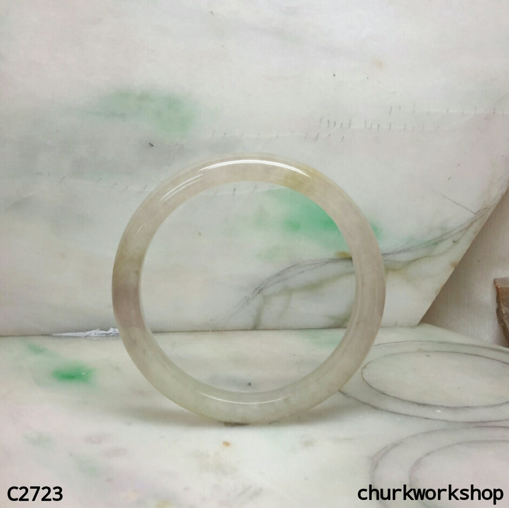 Grayish lavender mix light green bangle