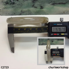 Grayish lavender mix light green bangle