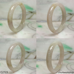 Grayish lavender mix light green bangle