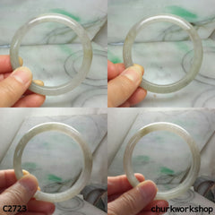 Grayish lavender mix light green bangle