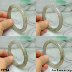 Grayish lavender mix light green bangle