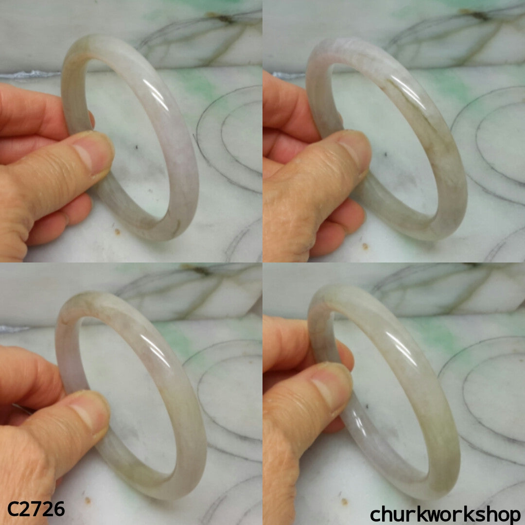 Grayish lavender mix light green bangle