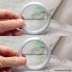 Lavender jade bangle