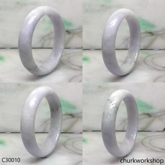 Lavender jade bangle