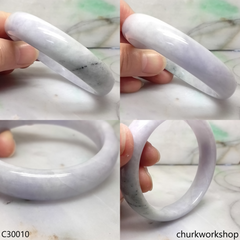Lavender jade bangle