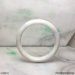 Lavender jade bangle