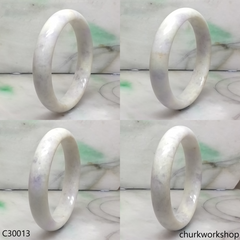 Lavender jade bangle