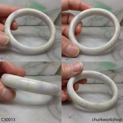 Lavender jade bangle
