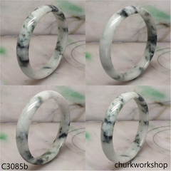Large green jade bangle