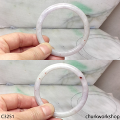 Lavender jade bangle