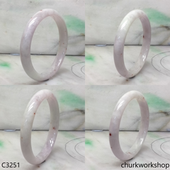 Lavender jade bangle