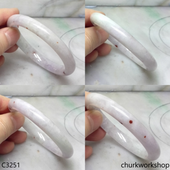 Lavender jade bangle
