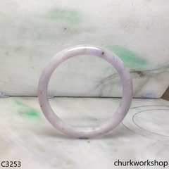 Lavender jade bangle