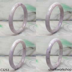 Lavender jade bangle