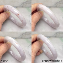 Lavender jade bangle