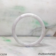 Lavender jade bangle