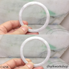 Lavender jade bangle