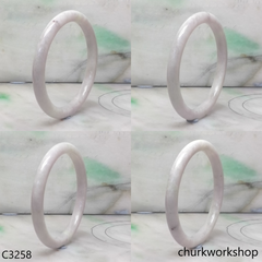 Lavender jade bangle