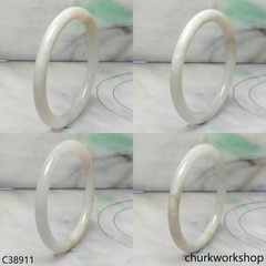 Small white jade bangle