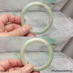 Light green jade bangle