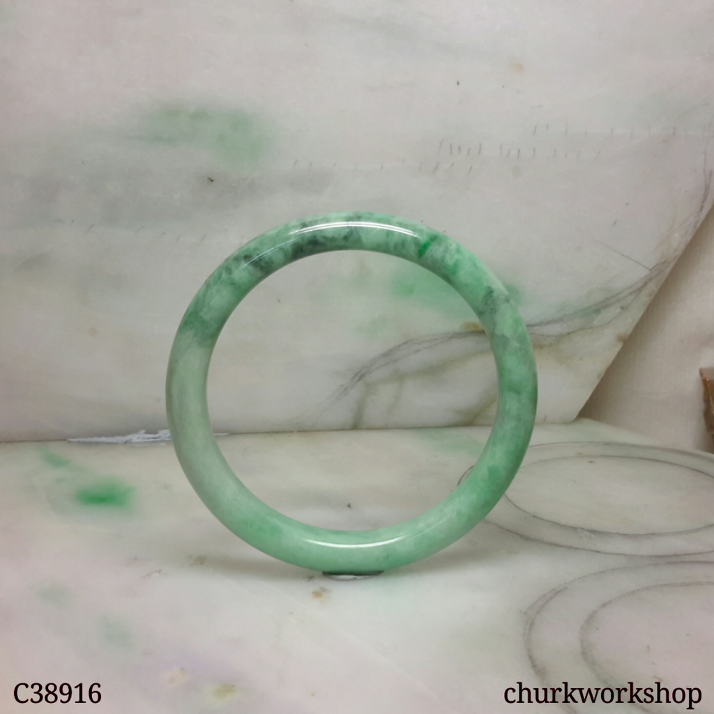 Light green jade bangle