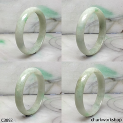 Light green jade bangle