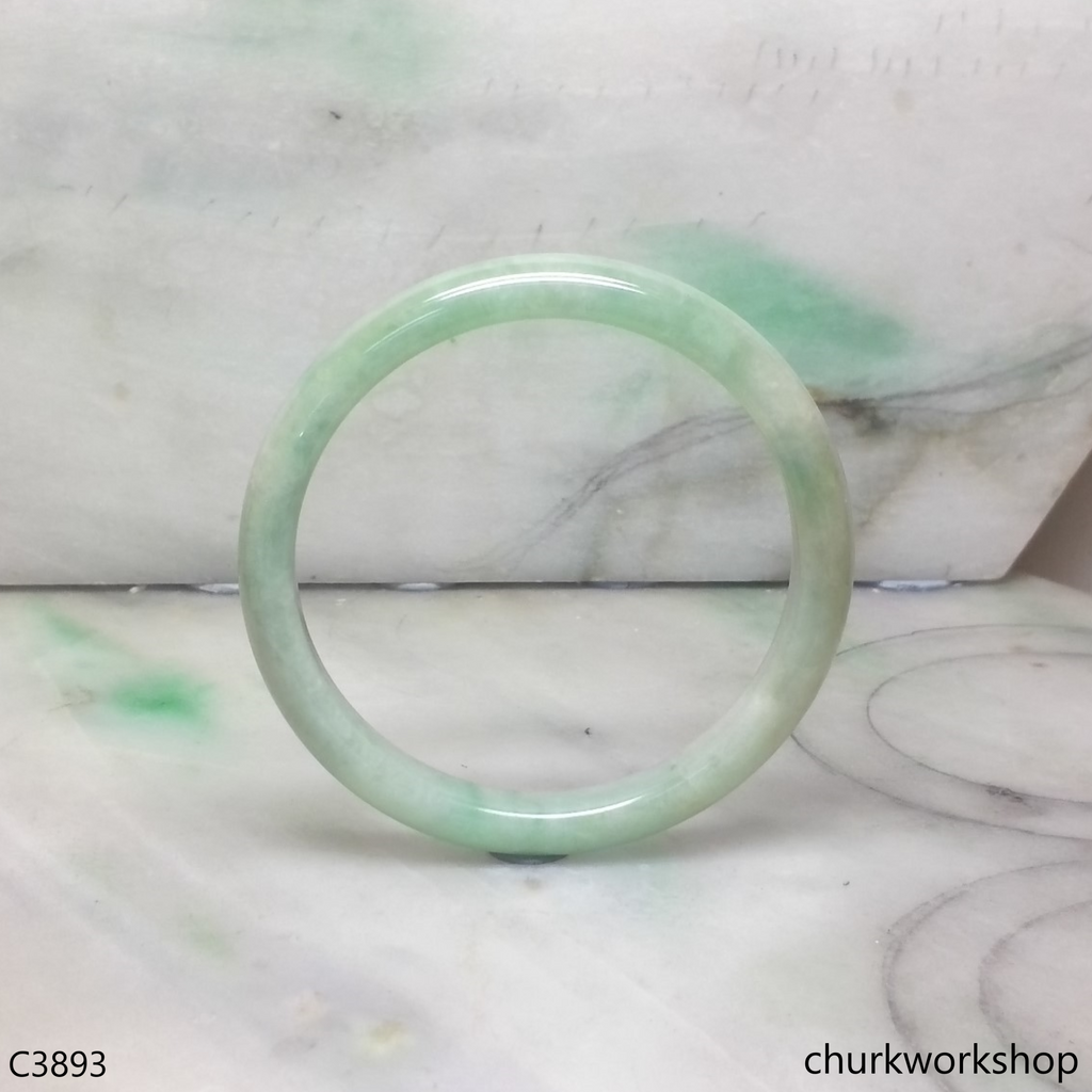 Light green base with green jade bangle